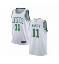 Womens Boston Celtics 11 Enes Kanter Swingman White Basketball Jersey Association Edition 