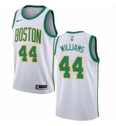 Womens Nike Boston Celtics 44 Robert Williams Swingman White NBA Jersey City Edition 