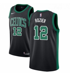 Youth Adidas Boston Celtics 12 Terry Rozier Authentic Black NBA Jersey Statement Edition 