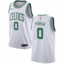 Youth Nike Boston Celtics 0 Robert Parish Swingman White NBA Jersey Association Edition 