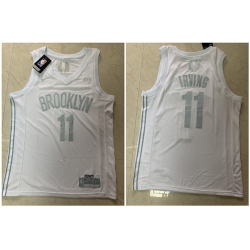 Nets 11 Kyrie Irving White Nike Swingman MVP Jersey