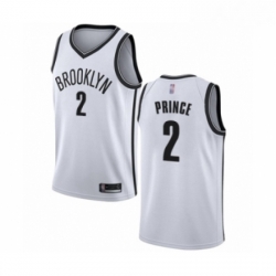 Womens Brooklyn Nets 2 Taurean Prince Swingman White Basketball Jersey Association Edition 