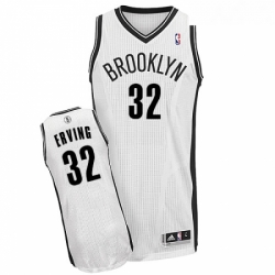 Youth Adidas Brooklyn Nets 32 Julius Erving Authentic White Home NBA Jersey