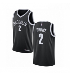 Youth Brooklyn Nets 2 Taurean Prince Swingman Black Basketball Jersey Icon Edition 