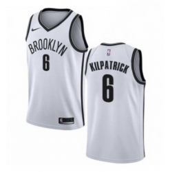 Youth Nike Brooklyn Nets 6 Sean Kilpatrick Authentic White NBA Jersey Association Edition