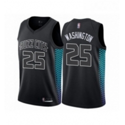 Womens Jordan Charlotte Hornets 25 PJ Washington Swingman Black Basketball Jersey City Edition 