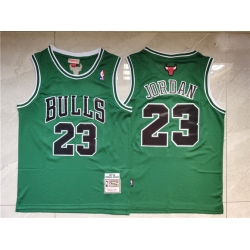 Men Chicago Bulls 23 Michael Jordan Green 1997 98 Hardwood Classics Swingman Jersey