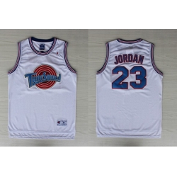 Michael Jordan 23 White Tune Squad Space Jam Movie Jersey