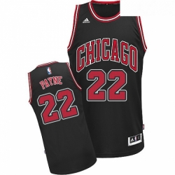 Youth Adidas Chicago Bulls 22 Cameron Payne Swingman Black Alternate NBA Jersey