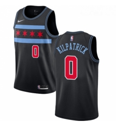 Youth Nike Chicago Bulls 0 Sean Kilpatrick Swingman Black NBA Jersey City Edition 