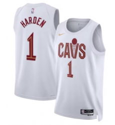 Men Cleveland Cavaliers James Harden #1 2025 26 Association Edition Swingman Jersey Men Cleveland Cavaliers James Harden #1 2025 26 Association Edition Swingman Jersey