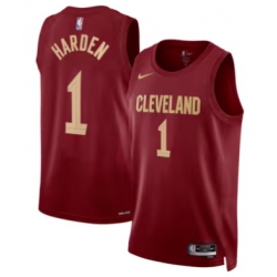 Men Cleveland Cavaliers James Harden #1 2025 26 Icon Edition Swingman Jersey