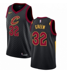 Mens Nike Cleveland Cavaliers 32 Jeff Green Authentic Black Alternate NBA Jersey Statement Edition 