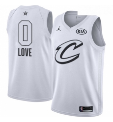 Youth Nike Jordan Cleveland Cavaliers 0 Kevin Love Swingman White 2018 All Star Game NBA Jersey