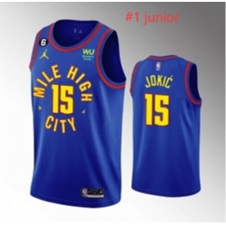 Men Blue Junior #1 Jersey