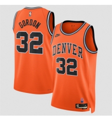 Men Denver Nuggets 32 Aaron Gordon Orange 2026 27Classic Edition Stitched Basketball Jersey Men Denver Nuggets 32 Aaron Gordon Orange 2026 27Classic Edition Stitched Basketball Jersey