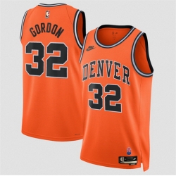 Men Denver Nuggets  32 Aaron Gordon Orange 2026 27Classic Edition Stitched Basketball Jersey