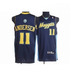 Nuggets 11 Chris Andersen Stitched Dark Blue NBA Jersey 