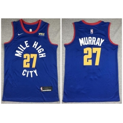 Nuggets 27 Jamal Murray Blue City Edition Nike Swingman Jersey