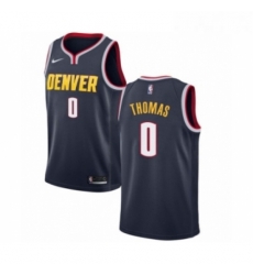 Youth Nike Denver Nuggets 0 Isaiah Thomas Swingman Navy Blue NBA Jersey Icon Edition 