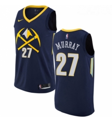 Youth Nike Denver Nuggets 27 Jamal Murray Swingman Navy Blue NBA Jersey City Edition