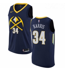 Youth Nike Denver Nuggets 34 Devin Harris Swingman Navy Blue NBA Jersey City Edition 