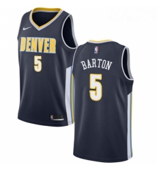 Youth Nike Denver Nuggets 5 Will Barton Authentic Navy Blue Road NBA Jersey Icon Edition