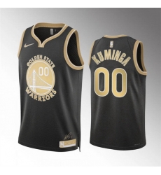 Men Golden State Warriors 00 Jonathan Kuminga Black 2024 Select Series Stitched Basketball Jersey