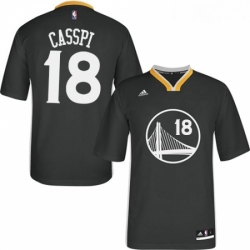 Womens Adidas Golden State Warriors 18 Omri Casspi Authentic Black Alternate NBA Jersey 