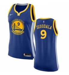 Womens Nike Golden State Warriors 9 Andre Iguodala Swingman Royal Blue Road NBA Jersey Icon Edition