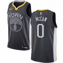 Youth Nike Golden State Warriors 0 Patrick McCaw Swingman Black Alternate NBA Jersey Statement Edition 