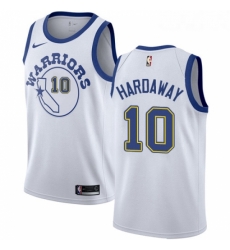 Youth Nike Golden State Warriors 10 Tim Hardaway Swingman White Hardwood Classics NBA Jersey