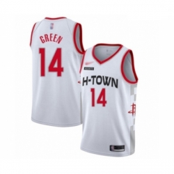 Rockets 14 Gerald Green White Basketball Swingman City Edition 2019 20 Jersey