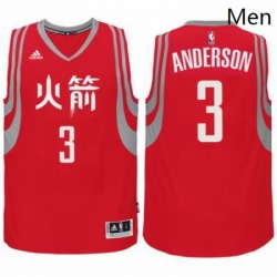 adidas Houston Rockets 3 Ryan Anderson Red Chinese New Year Swingman Jersey