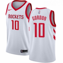 Womens Nike Houston Rockets 10 Eric Gordon Swingman White Home NBA Jersey Association Edition