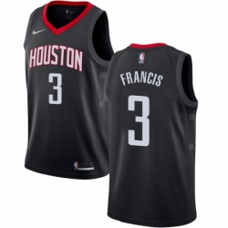 Womens Nike Houston Rockets 3 Steve Francis Swingman Black Alternate NBA Jersey Statement Edition