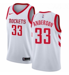 Womens Nike Houston Rockets 33 Ryan Anderson Swingman White Home NBA Jersey Association Edition