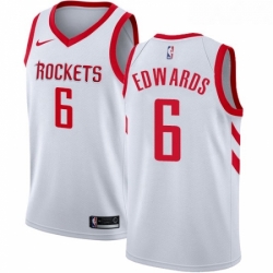 Youth Nike Houston Rockets 6 Vincent Edwards Swingman White NBA Jersey Association Edition 