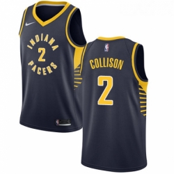 Womens Nike Indiana Pacers 2 Darren Collison Swingman Navy Blue Road NBA Jersey Icon Edition 