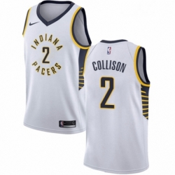 Womens Nike Indiana Pacers 2 Darren Collison Swingman White NBA Jersey Association Edition 