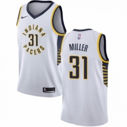 Womens Nike Indiana Pacers 31 Reggie Miller Swingman White NBA Jersey Association Edition