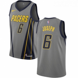 Womens Nike Indiana Pacers 6 Cory Joseph Swingman Gray NBA Jersey City Edition 