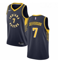 Womens Nike Indiana Pacers 7 Al Jefferson Swingman Navy Blue Road NBA Jersey Icon Edition