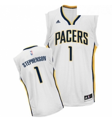 Youth Adidas Indiana Pacers 1 Lance Stephenson Swingman White Home NBA Jersey 