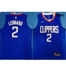 Clippers 2 Kawhi Leonard Blue Nike Swingman Jersey