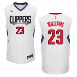 Womens Adidas Los Angeles Clippers 23 Louis Williams Authentic White Home NBA Jersey 