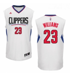 Womens Adidas Los Angeles Clippers 23 Louis Williams Swingman White Home NBA Jersey 