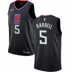 Womens Nike Los Angeles Clippers 5 Montrezl Harrell Swingman Black NBA Jersey Statement Edition 