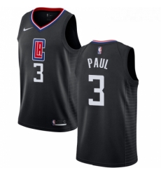 Youth Nike Los Angeles Clippers 3 Chris Paul Swingman Black Alternate NBA Jersey Statement Edition 