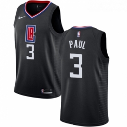 Youth Nike Los Angeles Clippers 3 Chris Paul Swingman Black Alternate NBA Jersey Statement Edition 